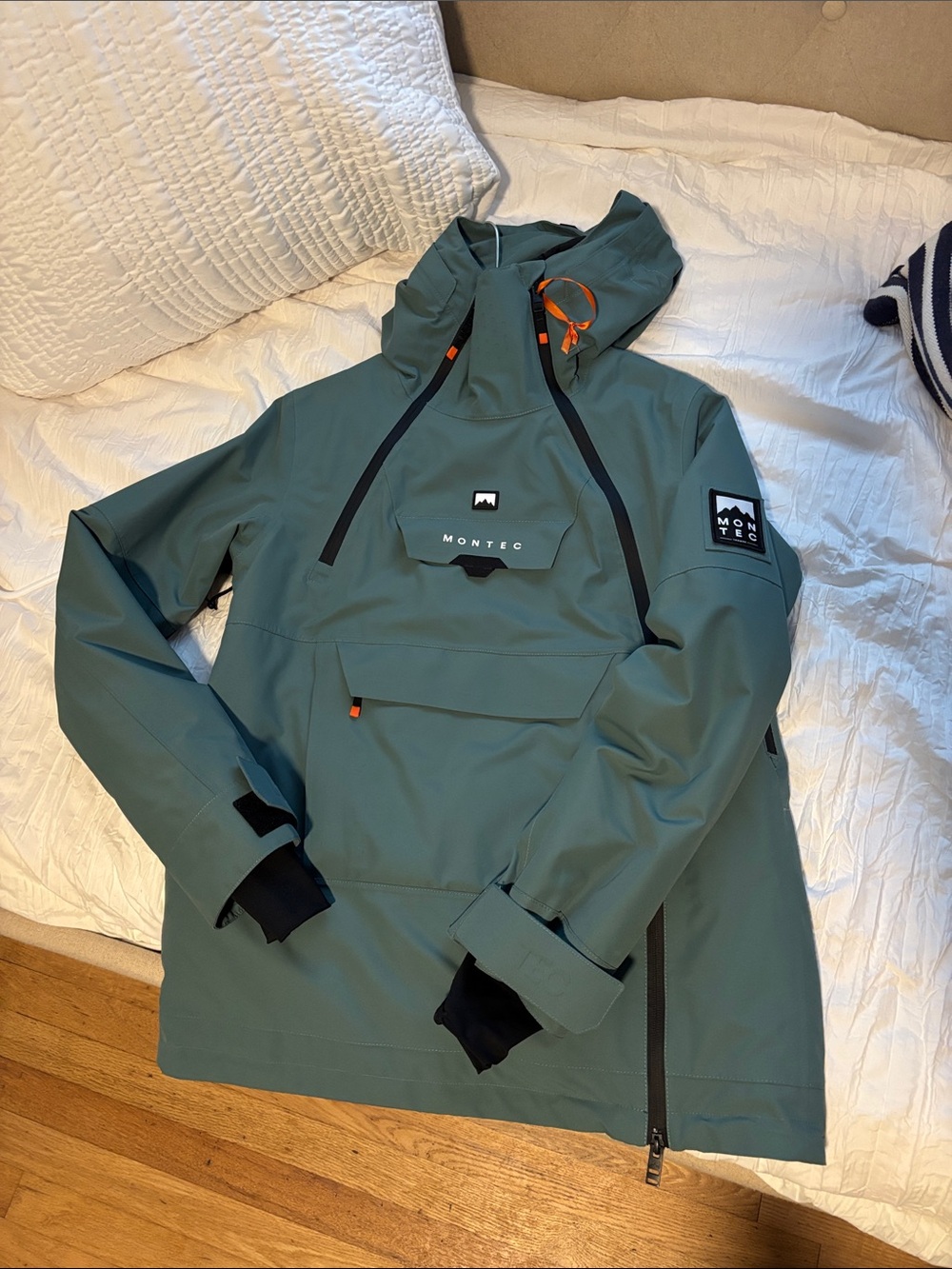 Montec Women's Teal Ski Anorak Jacket